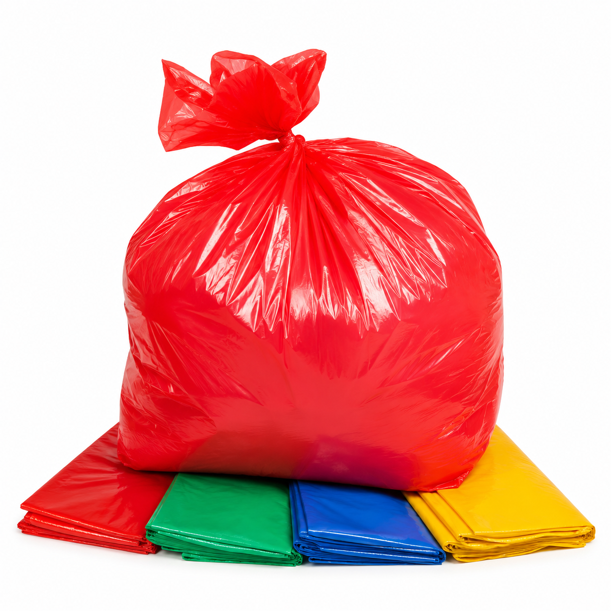 Bolsa-roja-y-pilas-de-plastico.png Bolsas de Colores - Imagen 1